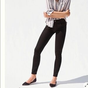 Anthropologie Pilcro and the Letterpress High-Rise Denim Black Legging Jeans